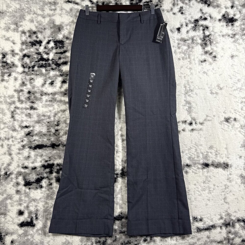 New Banana Republic Martin Fit Trouser Womens Size 10 Black Flare Office Career